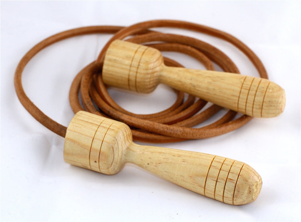 Wood & Leather Jump Rope 8